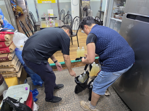 전주시 남부시장 장보기 행사 현장 모습